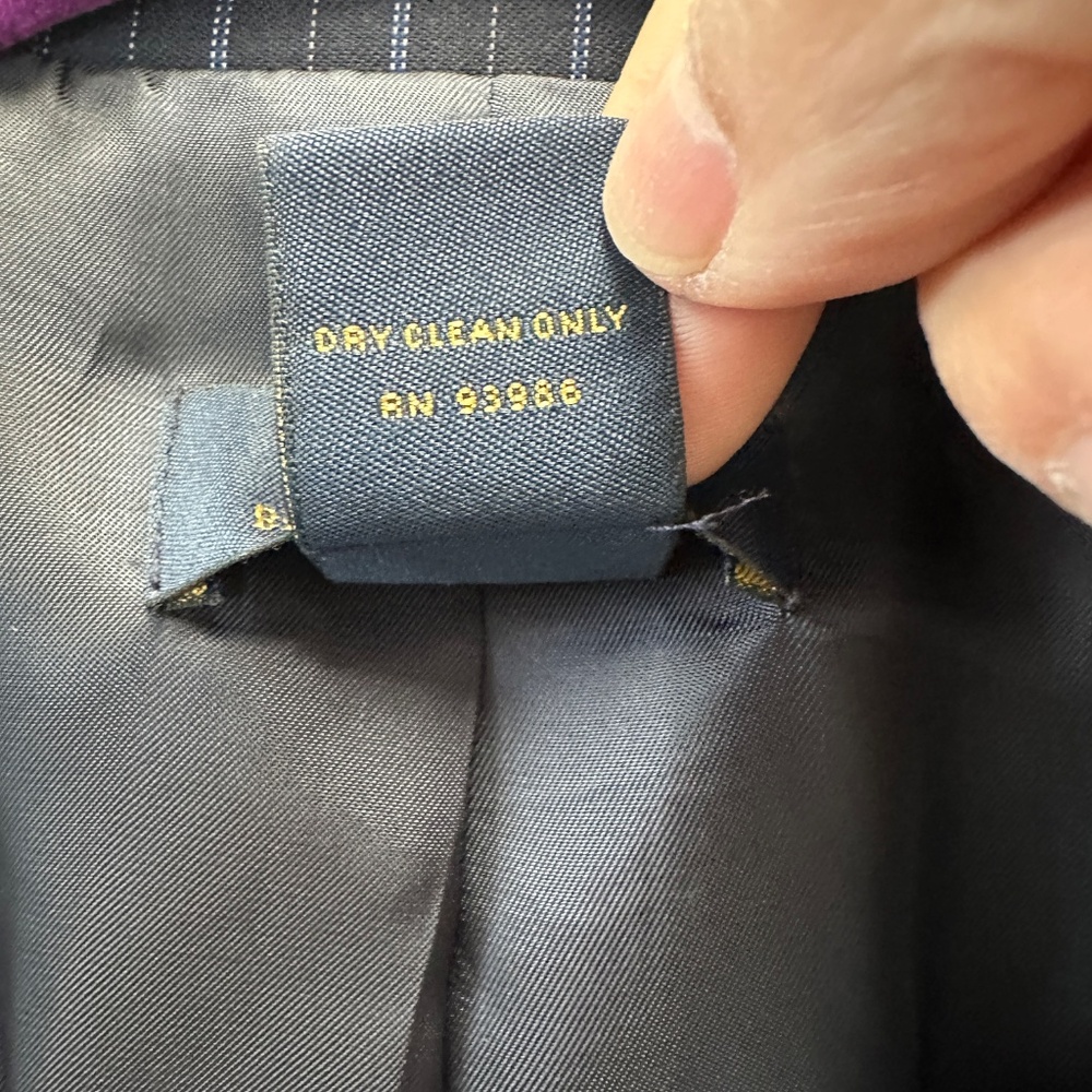 Brooks Brothers 346 Women's Pinstripe Lined Wool SUIT Caroline Fit Size 14 / 16 - Picture 12 of 16